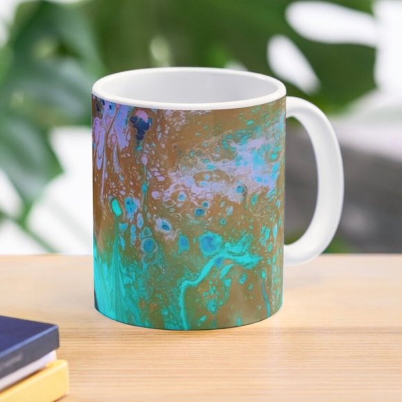 NWT Classic Ceramic Mug, 11 oz. featuring the artwork of Noora Elkoussy, HOME - Picture 1 of 2